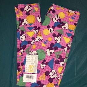 LulaRoe Disney Mickey Mouse OS Leggings